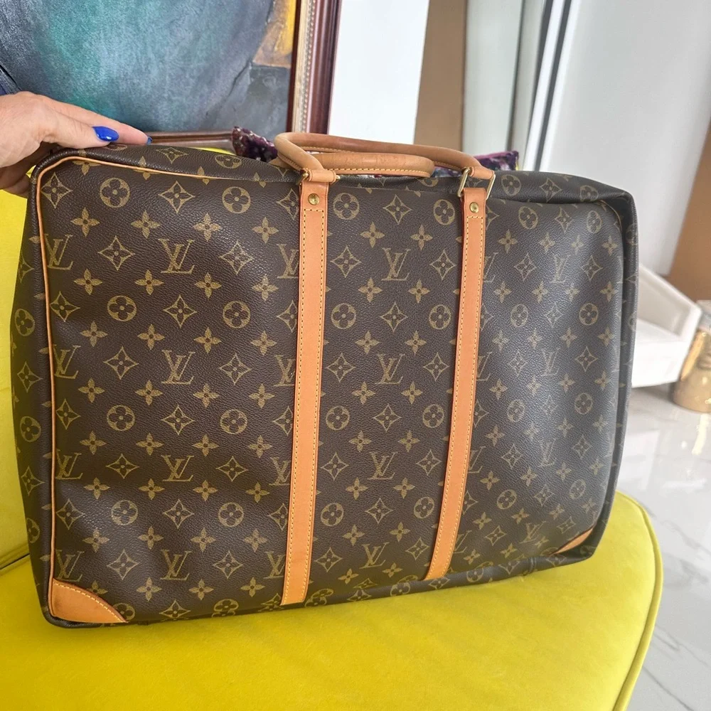 Louis Vuitton LV Travel Bag Sirius 55 Brown Monogram vintage excellent condition - Picture 5 of 11